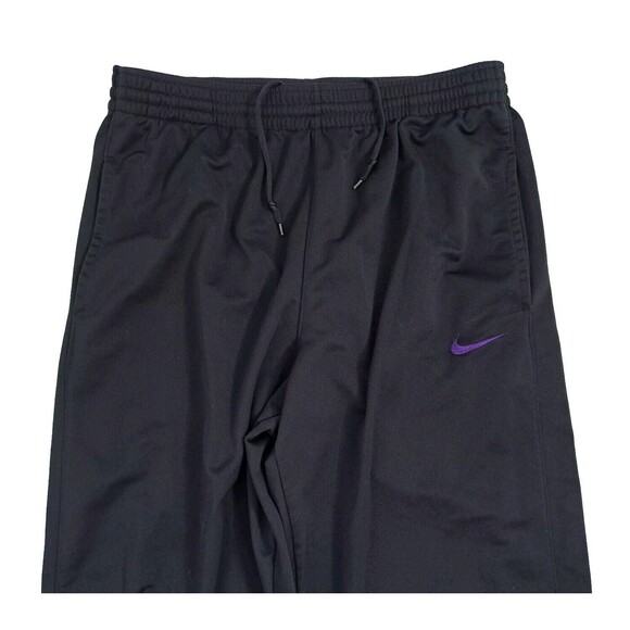 Nike Men's XL Elite THERMA-FIT Basketball Training Gym Pants Black Purple - Picture 1 of 12